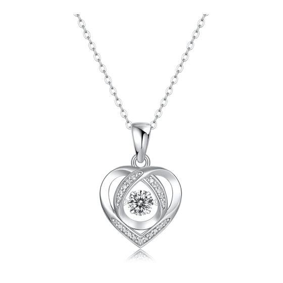 Round Moissanite Pendant Necklace [TEST DATA]