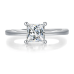 Classic Round Moissanite Solitaire Ring [TEST DATA]
