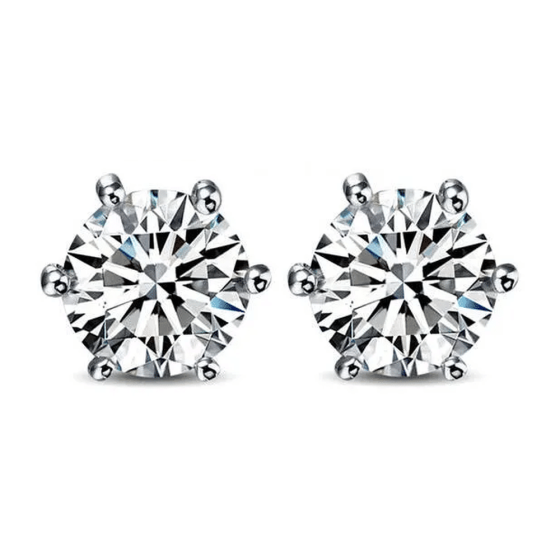 Moissanite Stud Earrings [TEST DATA]